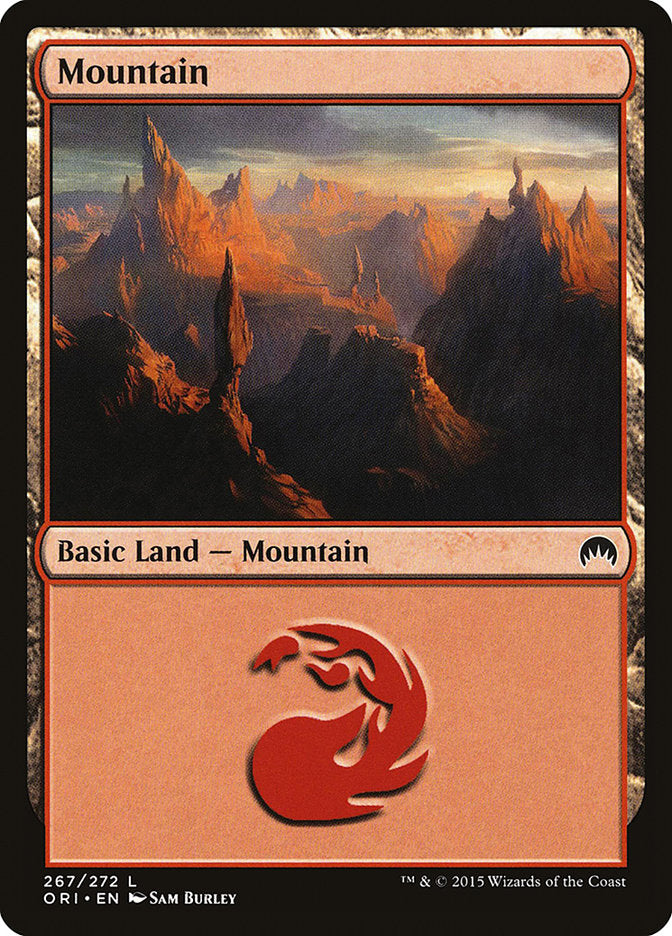 Mountain (267) [Magic Origins] Magic: The Gathering