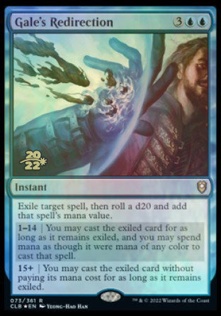 Gale's Redirection [Commander Legends: Battle for Baldur's Gate Prerelease Promos] Magic: The Gathering