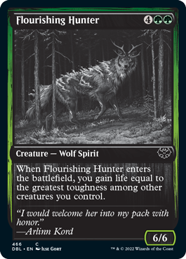 Flourishing Hunter [Innistrad: Double Feature] Magic: The Gathering