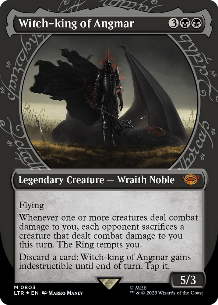 Witch-king of Angmar (Showcase) (Surge Foil) [The Lord of the Rings: Tales of Middle-Earth] Magic: The Gathering