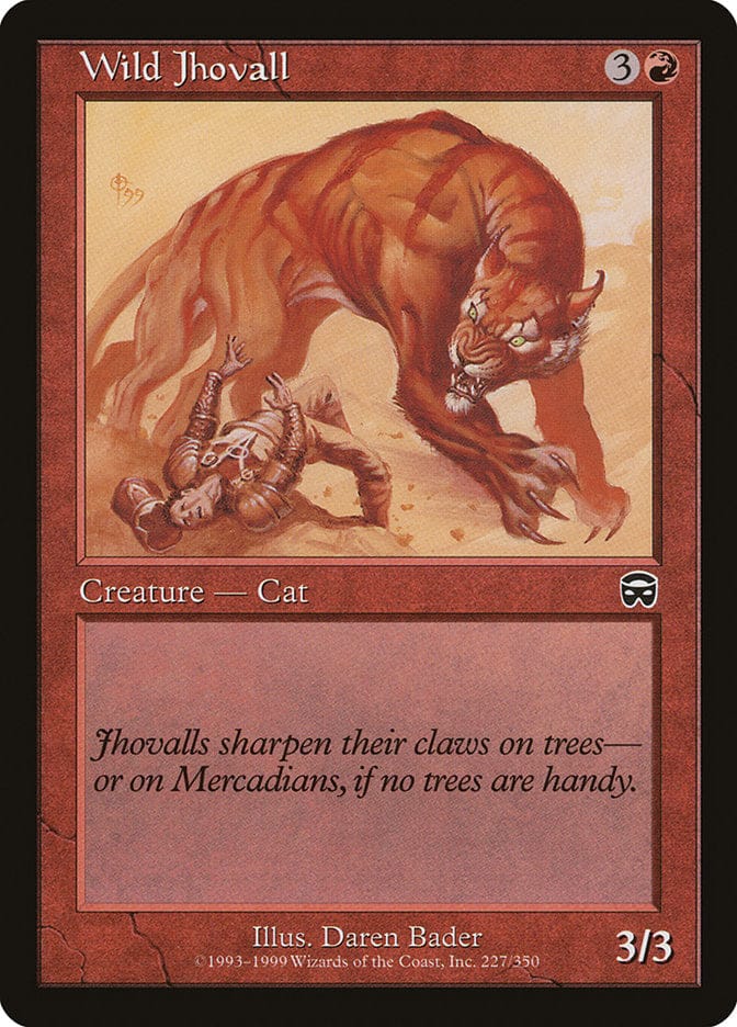 Wild Jhovall [Mercadian Masques] Magic: The Gathering