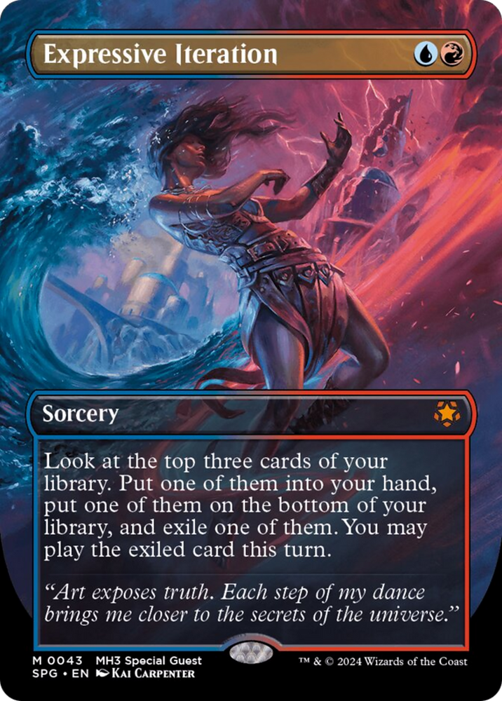 Expressive Iteration (Borderless) [Modern Horizons 3 Special Guests] Magic: The Gathering