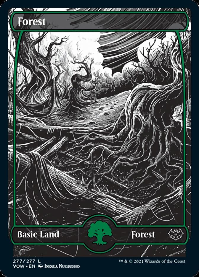 Forest (277) [Innistrad: Crimson Vow] Magic: The Gathering