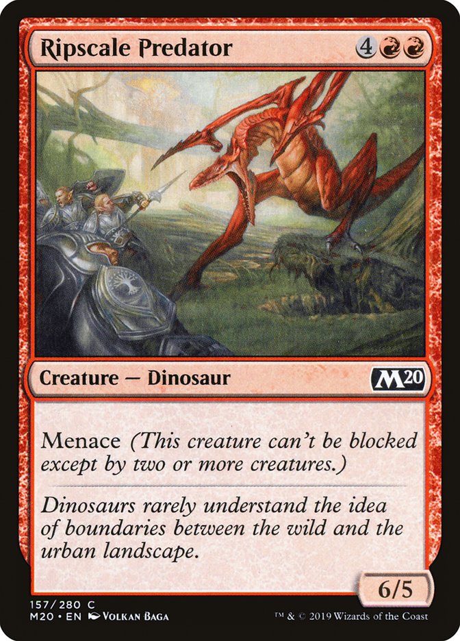 Ripscale Predator [Core Set 2020] Magic: The Gathering