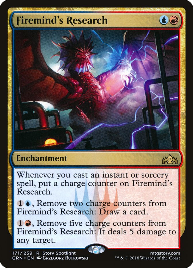 Firemind's Research [Guilds of Ravnica] Magic: The Gathering