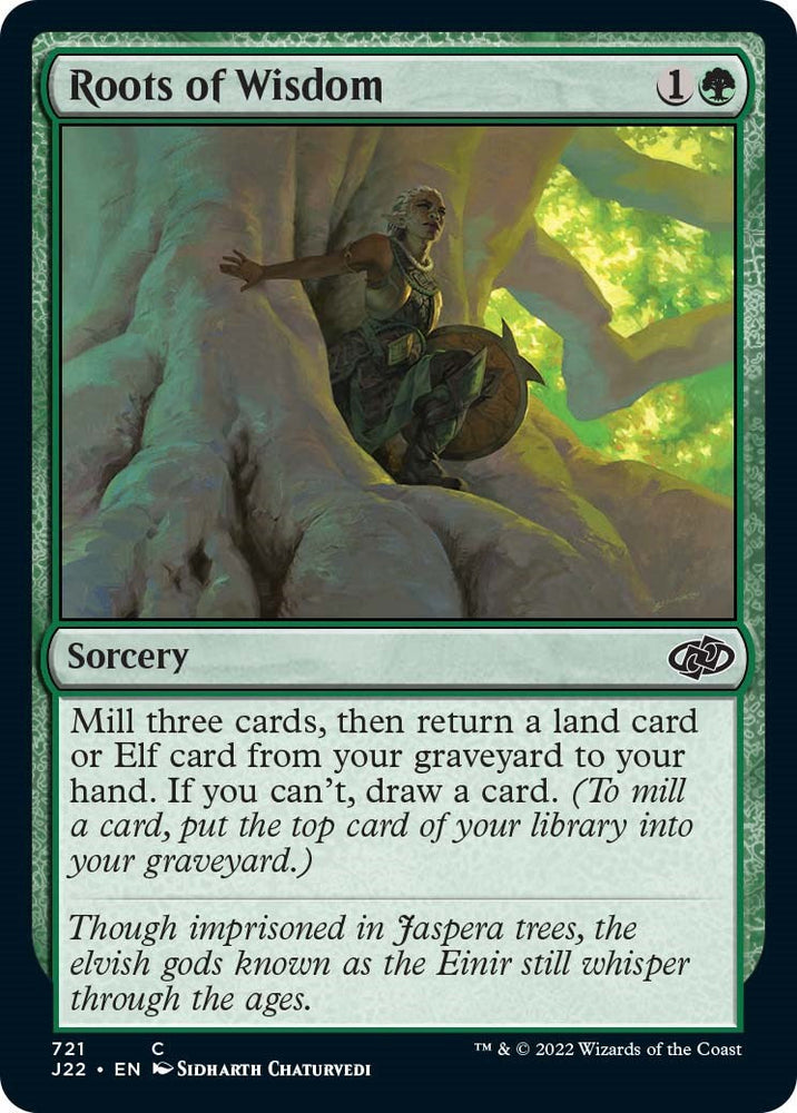 Roots of Wisdom [Jumpstart 2022] Magic: The Gathering