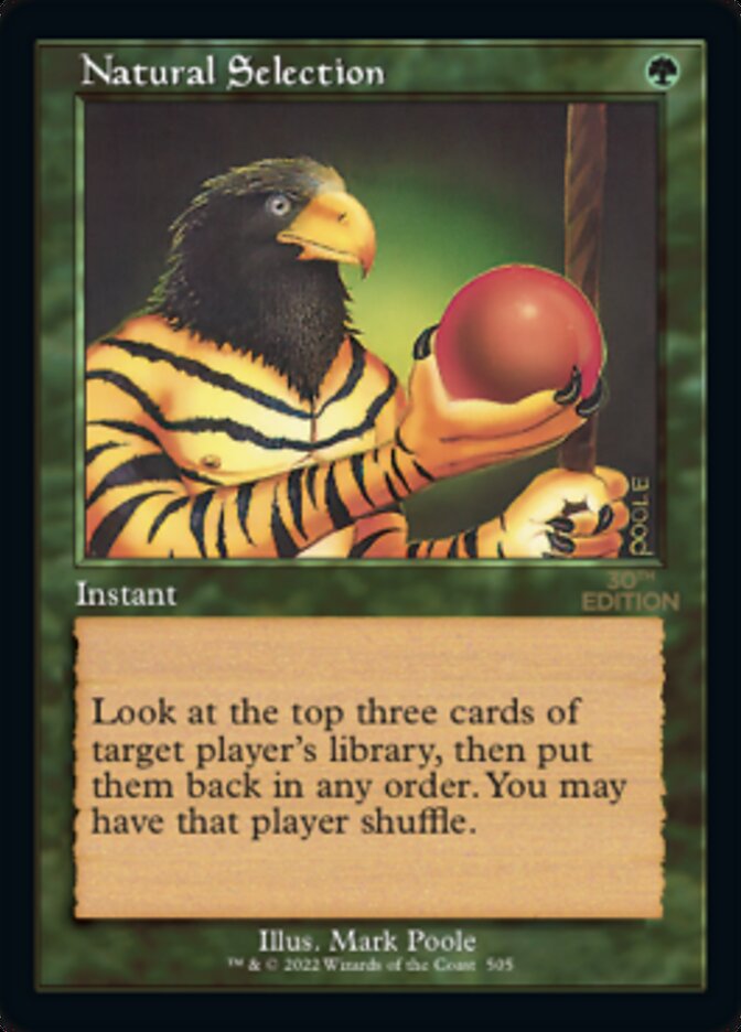 Natural Selection (Retro) [30th Anniversary Edition] Magic: The Gathering