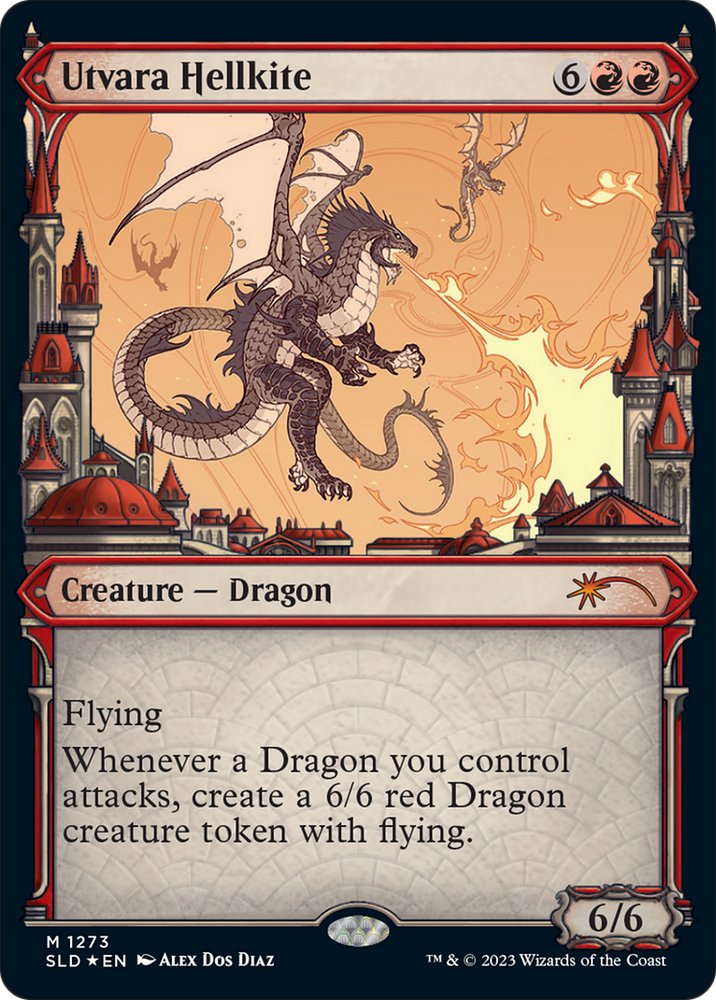 Utvara Hellkite (Halo Foil) [Secret Lair Drop Series] Magic: The Gathering