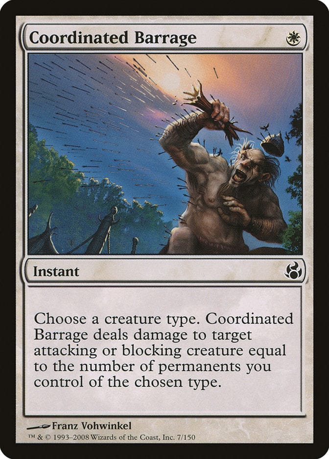 Coordinated Barrage [Morningtide] Magic: The Gathering
