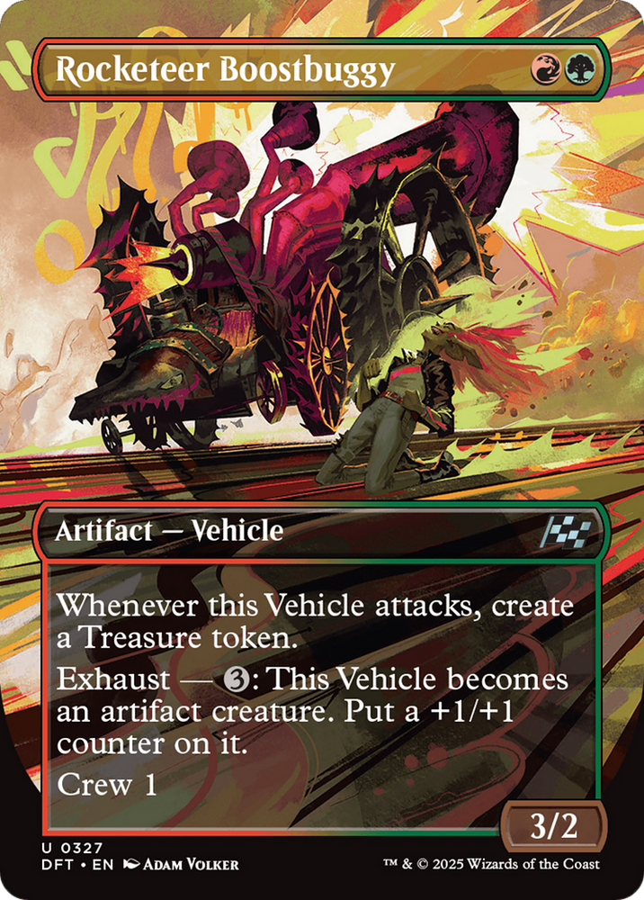 Rocketeer Boostbuggy (Borderless) [Aetherdrift] Magic: The Gathering