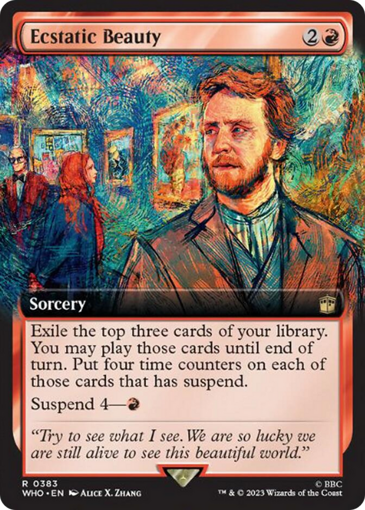 Ecstatic Beauty (Extended Art) [Doctor Who] Magic: The Gathering