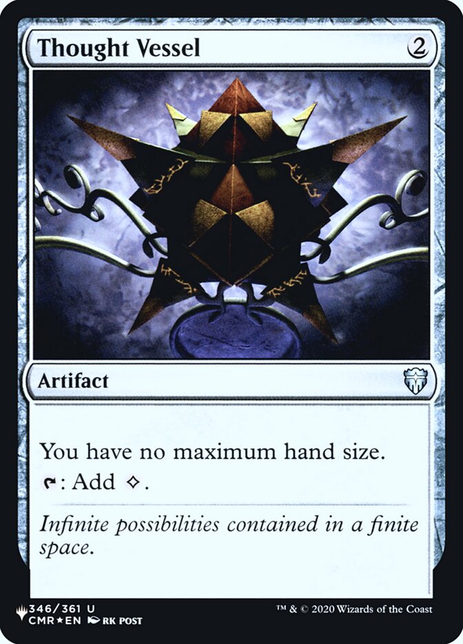 Thought Vessel [Secret Lair: Heads I Win, Tails You Lose] Magic: The Gathering