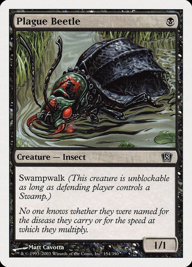 Plague Beetle [Eighth Edition] Magic: The Gathering