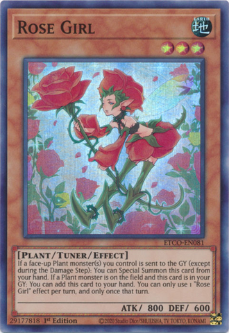 Rose Girl [ETCO-EN081] Super Rare - Yugioh Cards For Your TCG Needs!