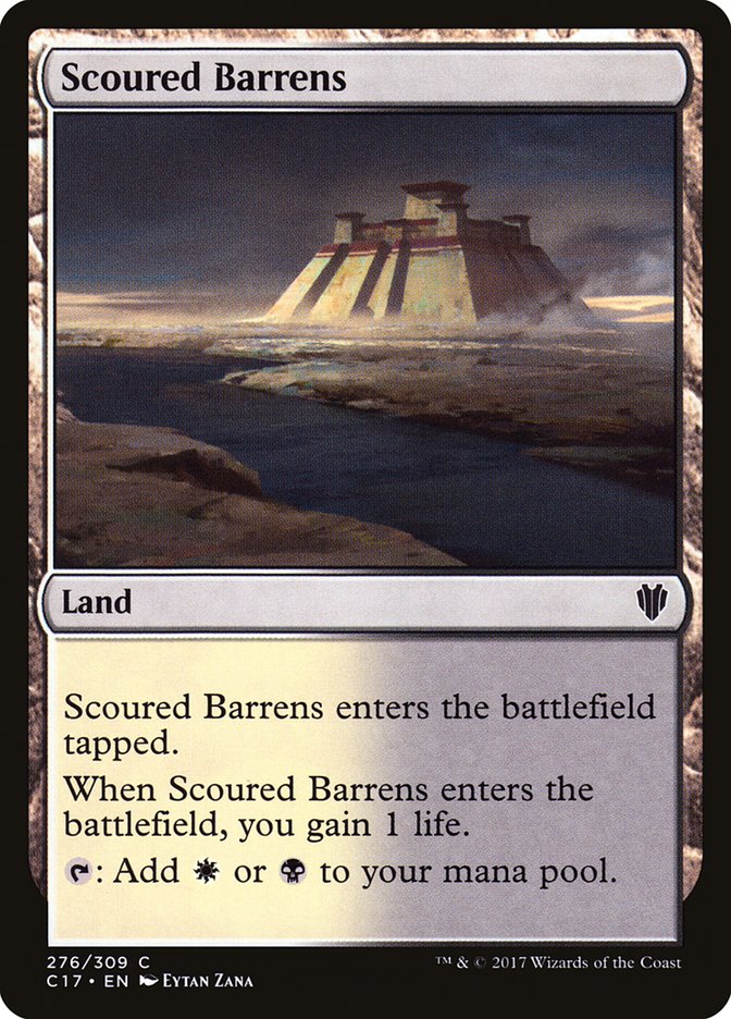 Scoured Barrens [Commander 2017] Magic: The Gathering