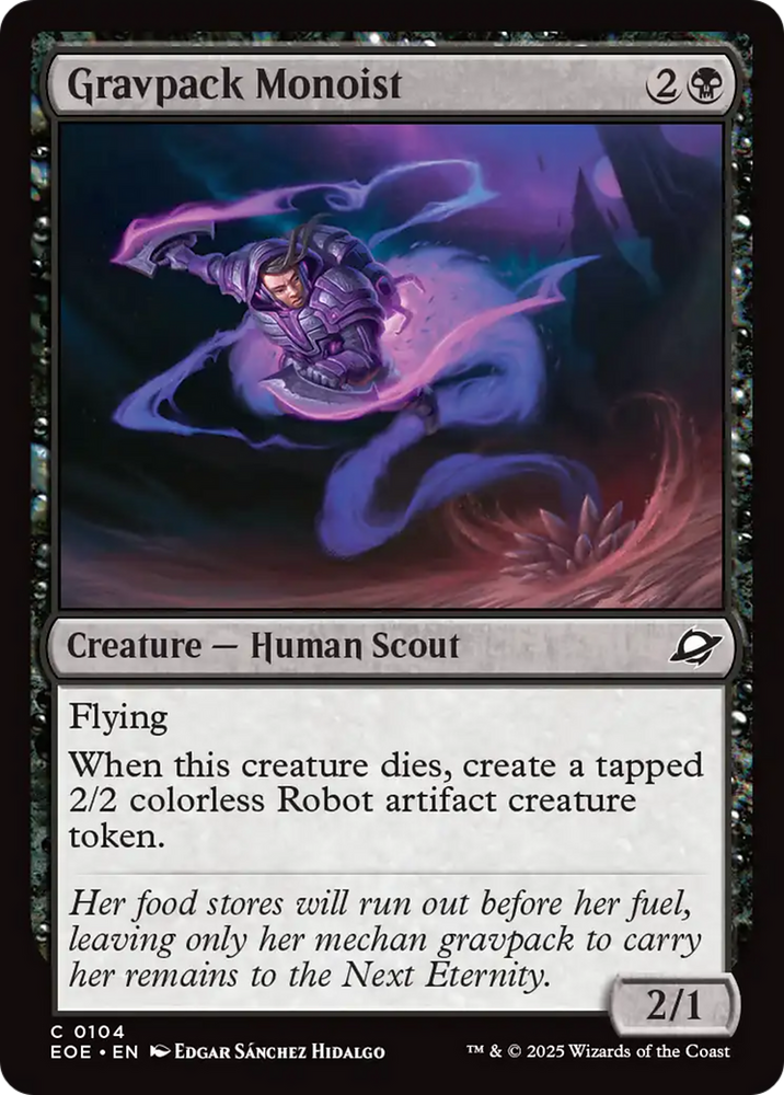 Gravpack Monoist [Edge of Eternities] Magic: The Gathering
