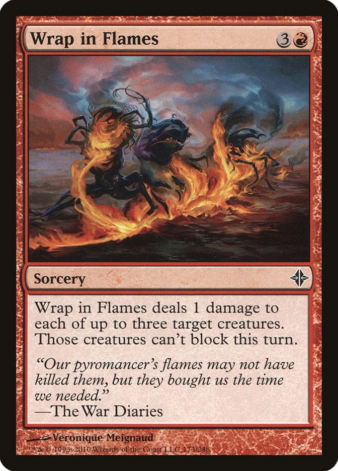 Wrap in Flames [Rise of the Eldrazi] Magic: The Gathering