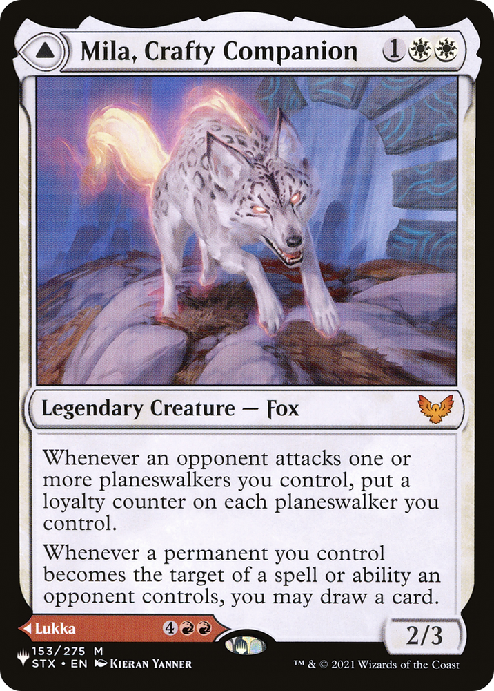 Mila, Crafty Companion // Lukka, Wayward Bonder [Secret Lair: From Cute to Brute] Magic: The Gathering