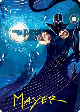 Negate Art Card (Gold-Stamped Signature) [Strixhaven: School of Mages Art Series] Magic: The Gathering