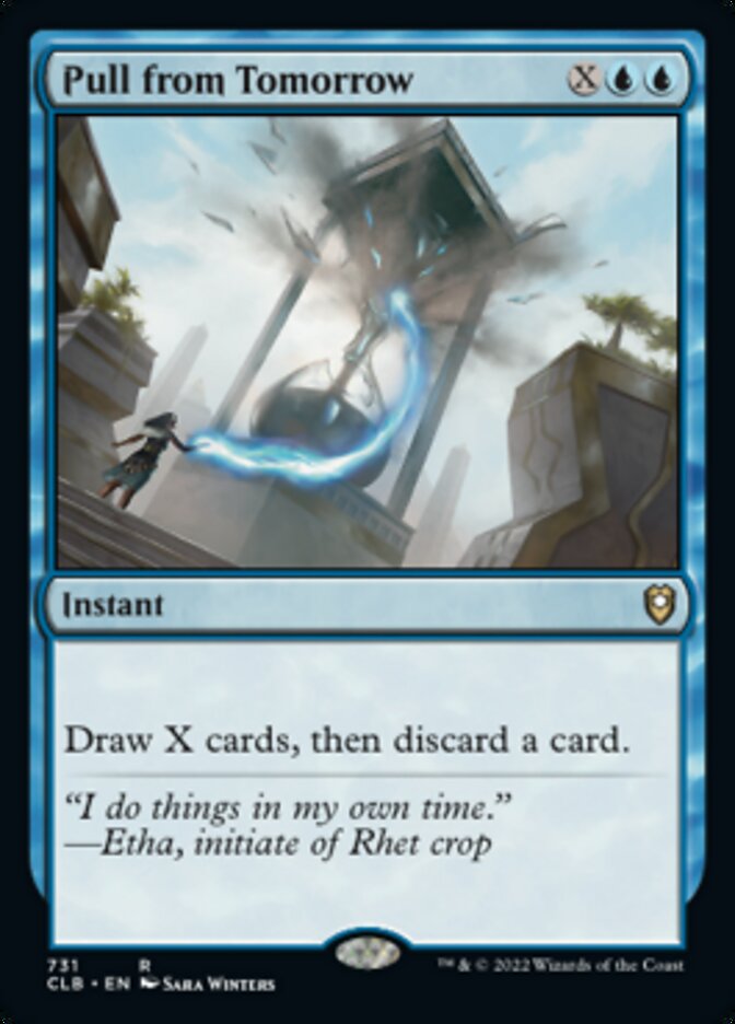 Pull from Tomorrow [Commander Legends: Battle for Baldur's Gate] Magic: The Gathering