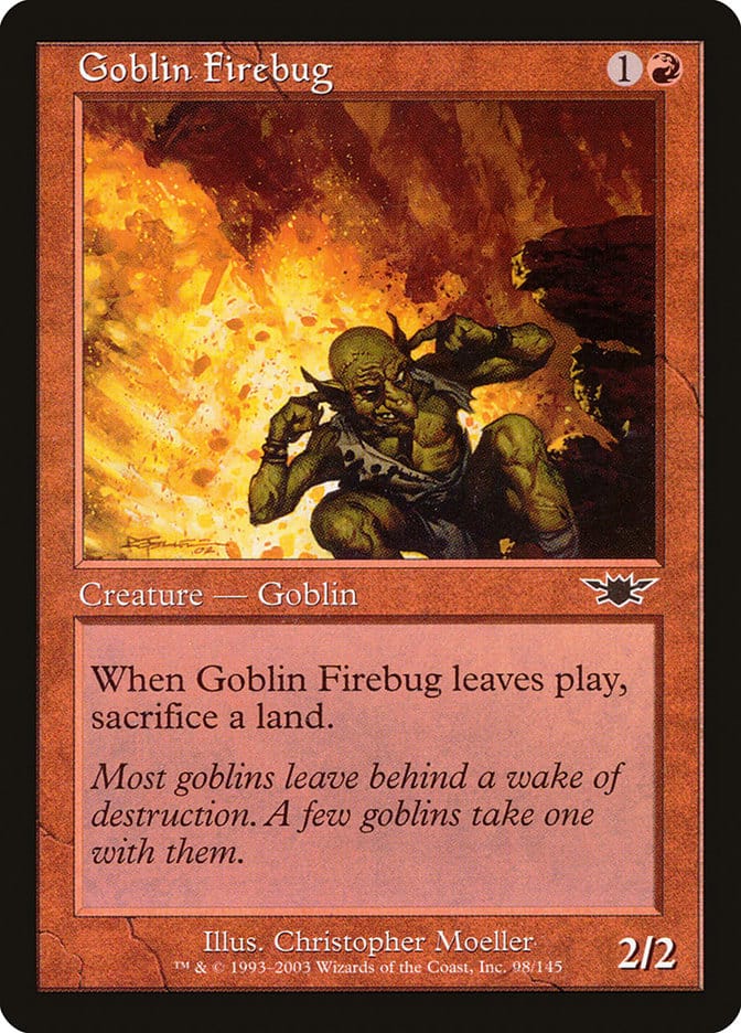 Goblin Firebug [Legions] Magic: The Gathering