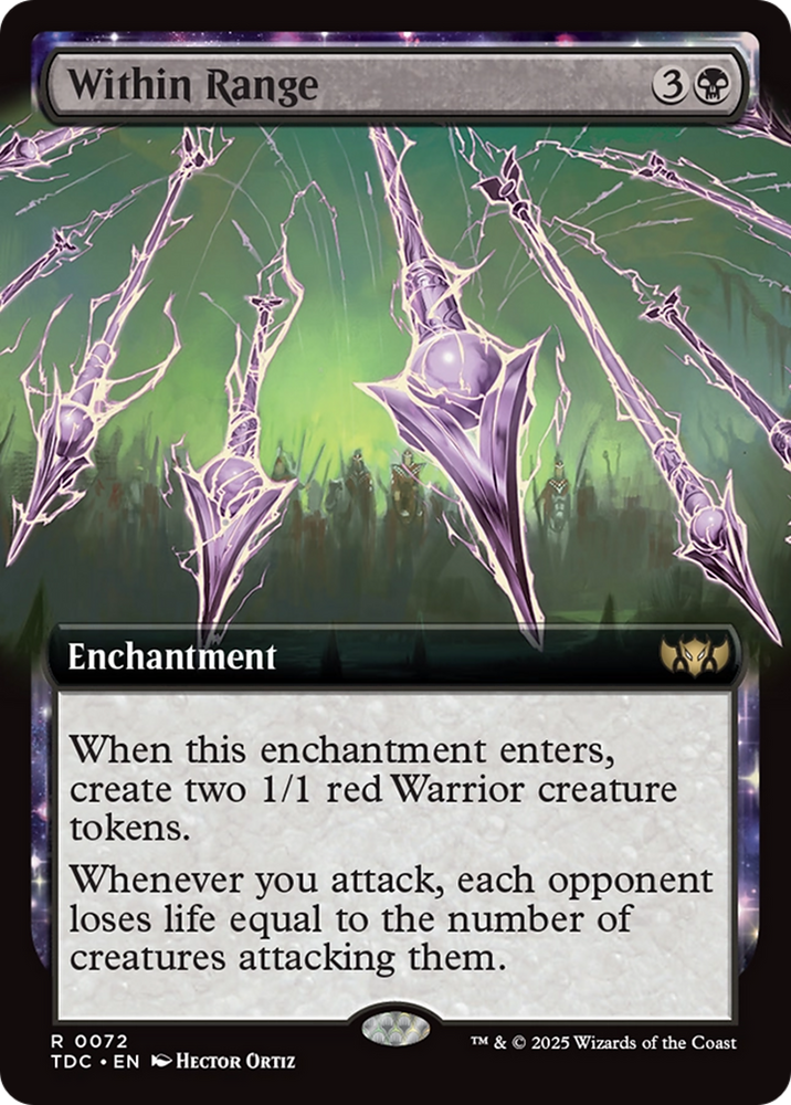 Within Range (Extended Art) [Tarkir: Dragonstorm Commander] Magic: The Gathering