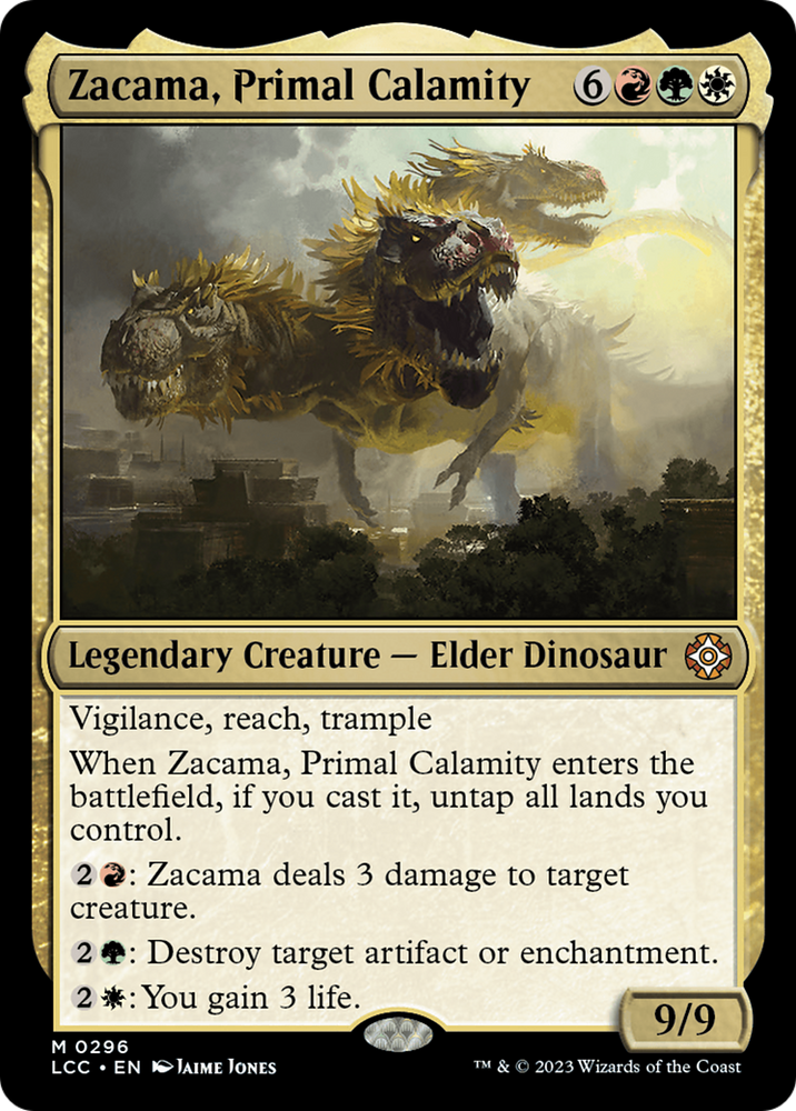 Zacama, Primal Calamity [The Lost Caverns of Ixalan Commander] Magic: The Gathering