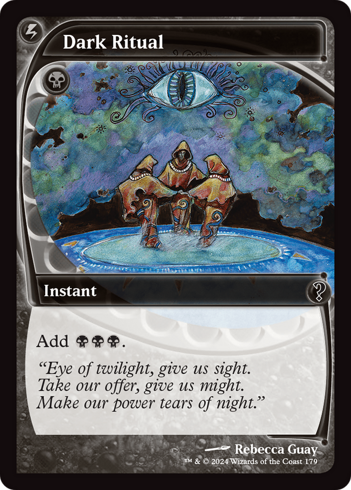 Dark Ritual (Future Sight) [Mystery Booster 2] Magic: The Gathering