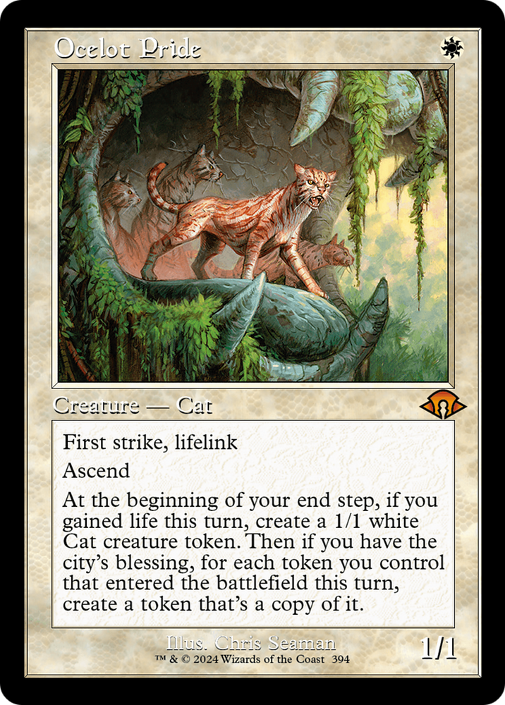 Ocelot Pride (Retro) [Modern Horizons 3] Magic: The Gathering