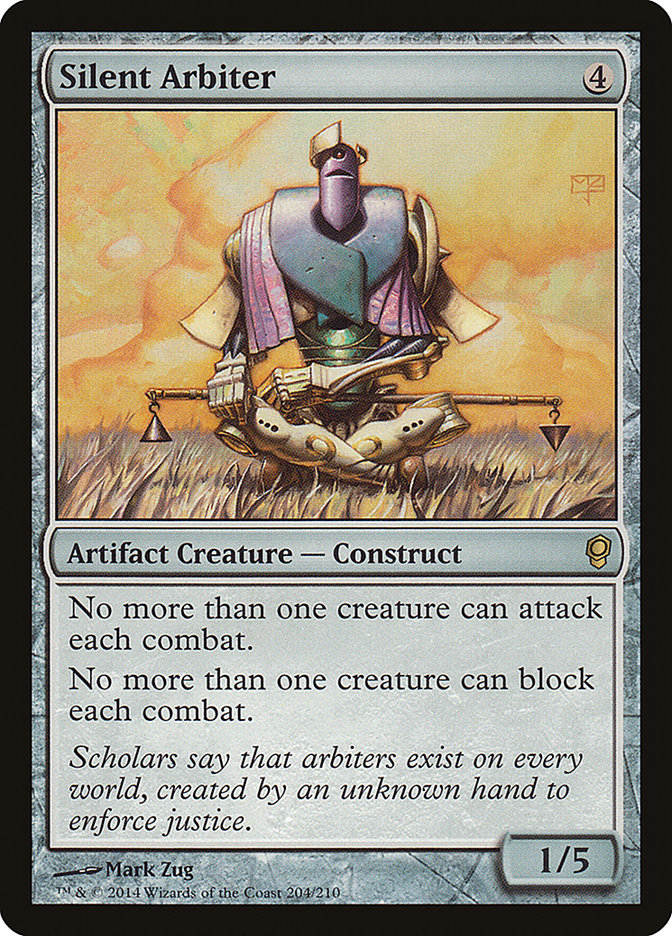 Silent Arbiter [Conspiracy] Magic: The Gathering