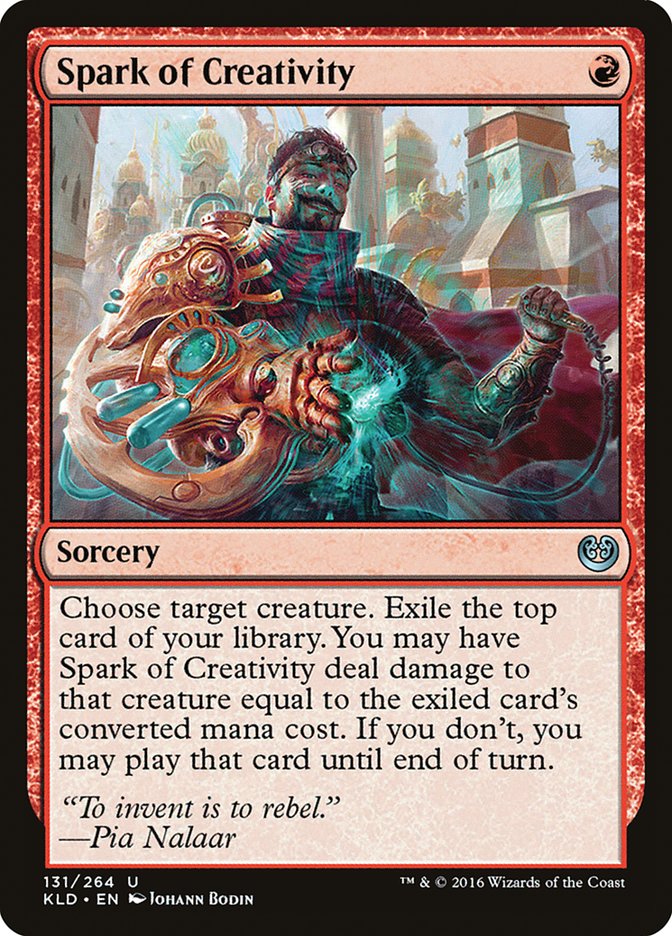 Spark of Creativity [Kaladesh] Magic: The Gathering