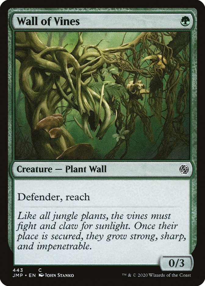 Wall of Vines [Jumpstart] Magic: The Gathering