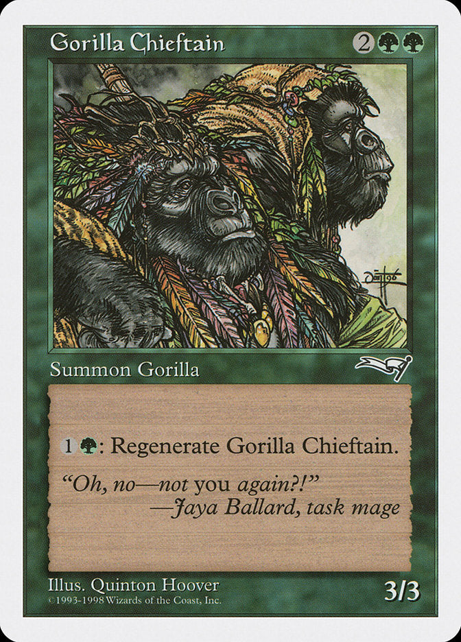 Gorilla Chieftain [Anthologies] Magic: The Gathering