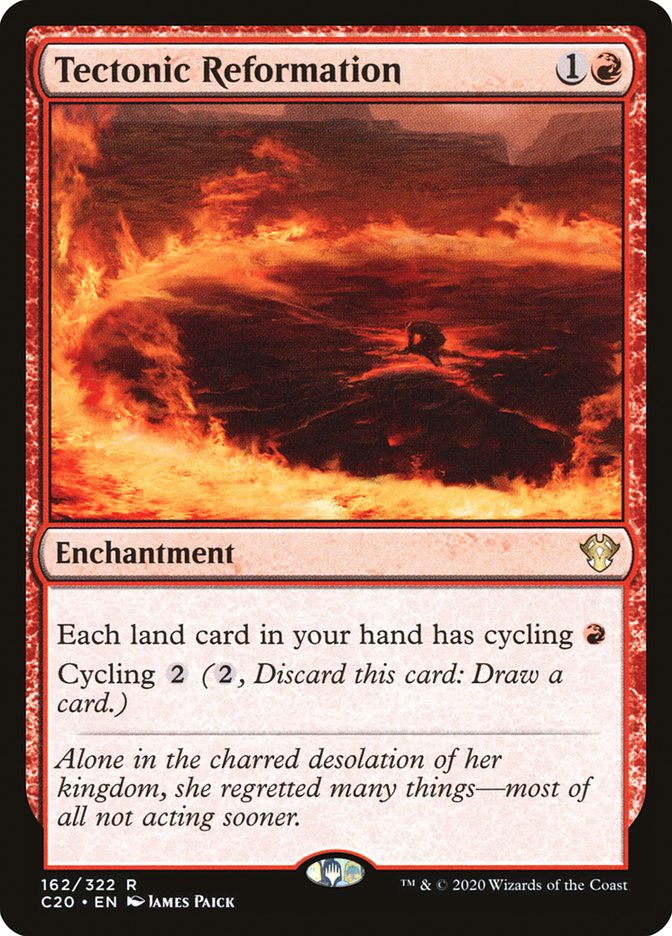Tectonic Reformation [Commander 2020] Magic: The Gathering
