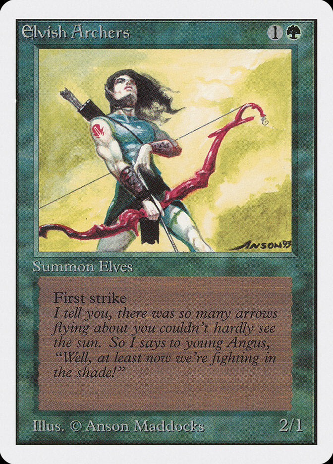 Elvish Archers [Unlimited Edition] Magic: The Gathering
