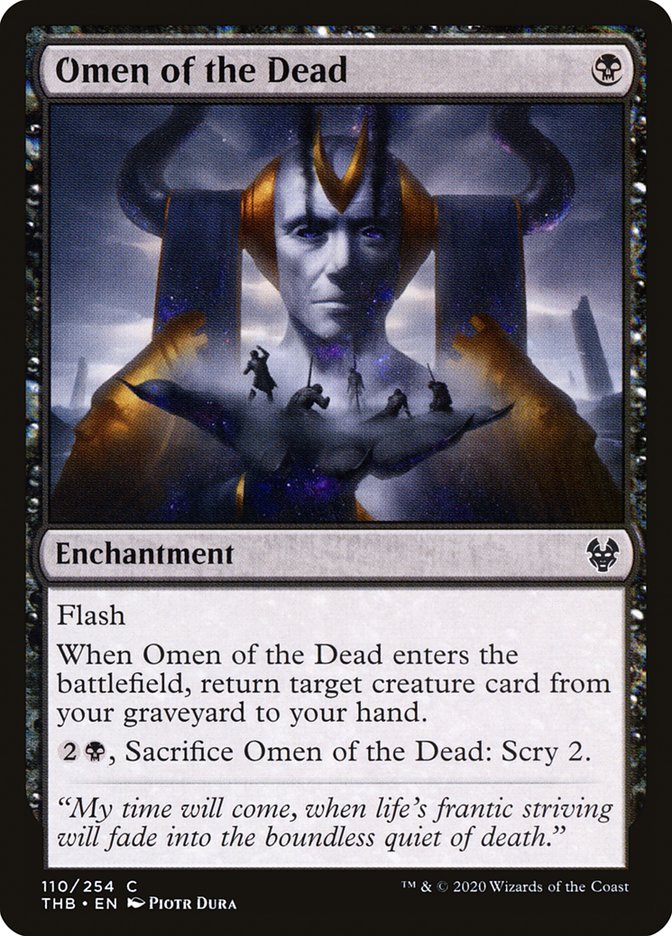 Omen of the Dead [Theros Beyond Death] Magic: The Gathering