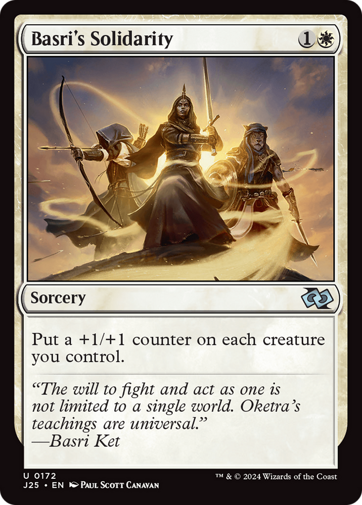 Basri's Solidarity [Foundations Jumpstart] Magic: The Gathering