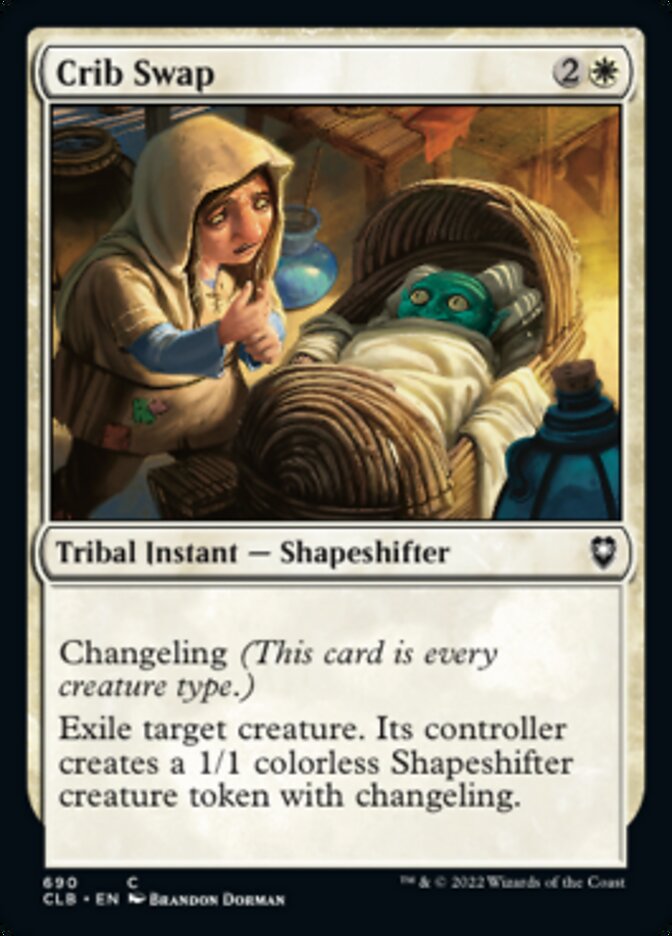 Crib Swap [Commander Legends: Battle for Baldur's Gate] Magic: The Gathering