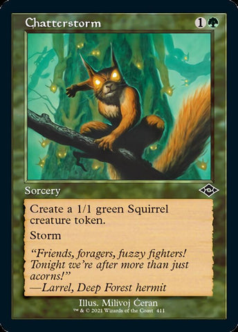 Chatterstorm (Retro Foil Etched) [Modern Horizons 2] Magic: The Gathering