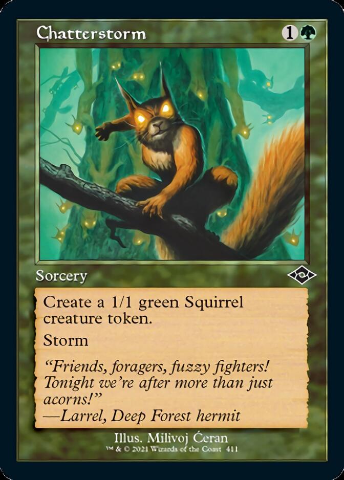 Chatterstorm (Retro) [Modern Horizons 2] Magic: The Gathering