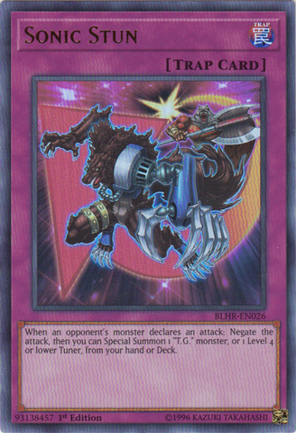 Sonic Stun [BLHR-EN026] Ultra Rare - Yugioh Cards For Your TCG Needs!