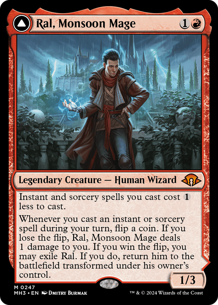 Ral, Monsoon Mage // Ral, Leyline Prodigy [Modern Horizons 3] Magic: The Gathering