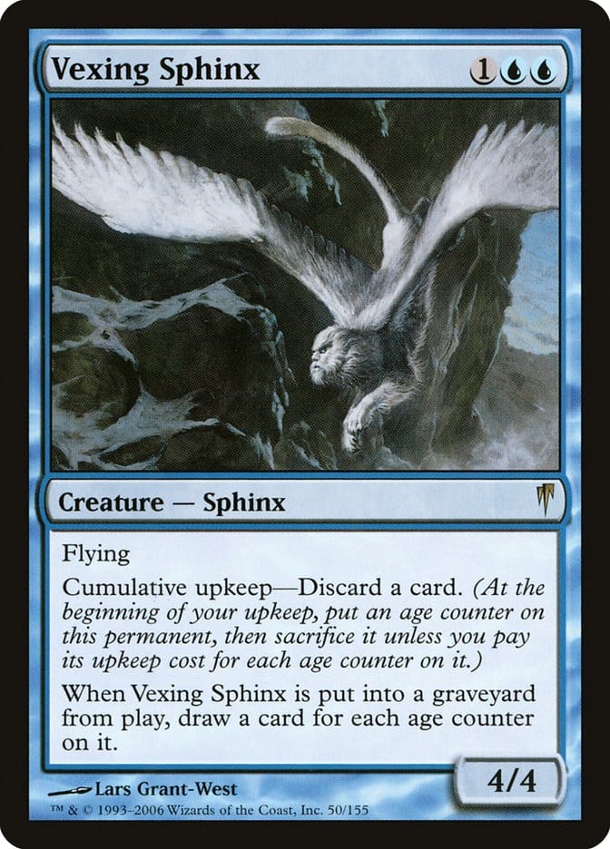Vexing Sphinx [Coldsnap] Magic: The Gathering