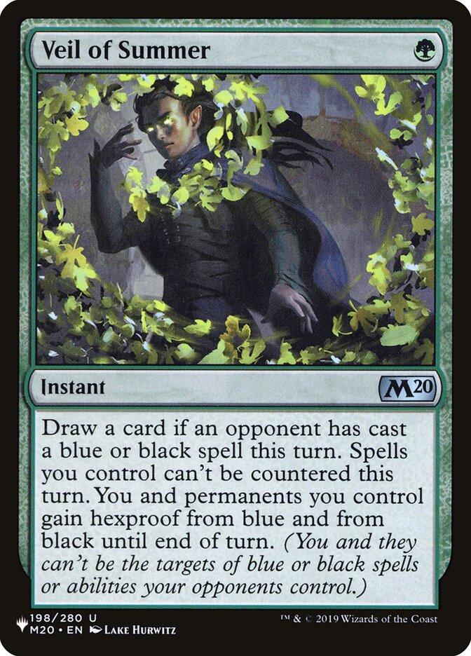 Veil of Summer [The List] Magic: The Gathering