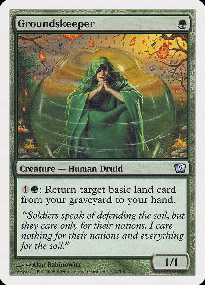 Groundskeeper [Ninth Edition] Magic: The Gathering