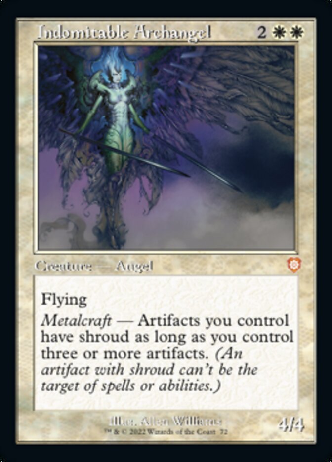 Indomitable Archangel (Retro) [The Brothers' War Commander] Magic: The Gathering