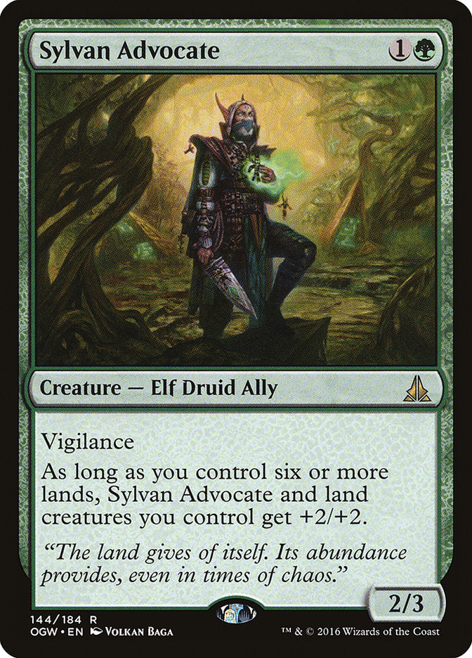 Sylvan Advocate [Oath of the Gatewatch] Magic: The Gathering