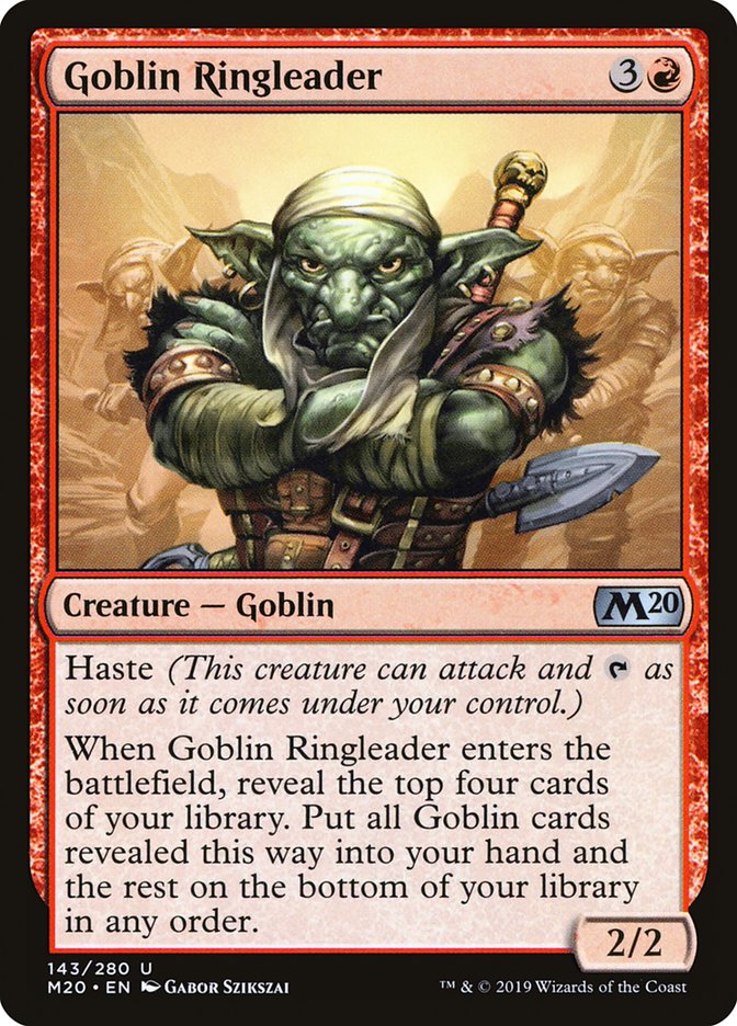 Goblin Ringleader [Core Set 2020] Magic: The Gathering