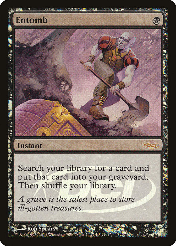 Entomb [Judge Gift Cards 2011] Magic: The Gathering