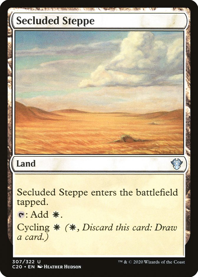 Secluded Steppe [Commander 2020] Magic: The Gathering